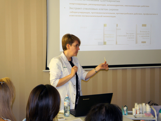 Лисицина Евгения – врач-косметолог, методист, сертифицированный тренер Аркадия