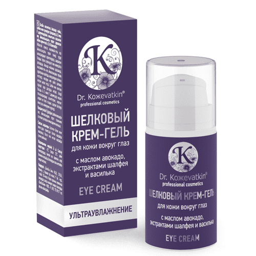 Шелковый крем-гель для кожи вокруг глаз Dr.Кожеvatkin